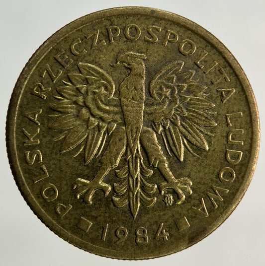 1984 Poland 2 Zloty Zlotych Coin | Fine Collectable Grade