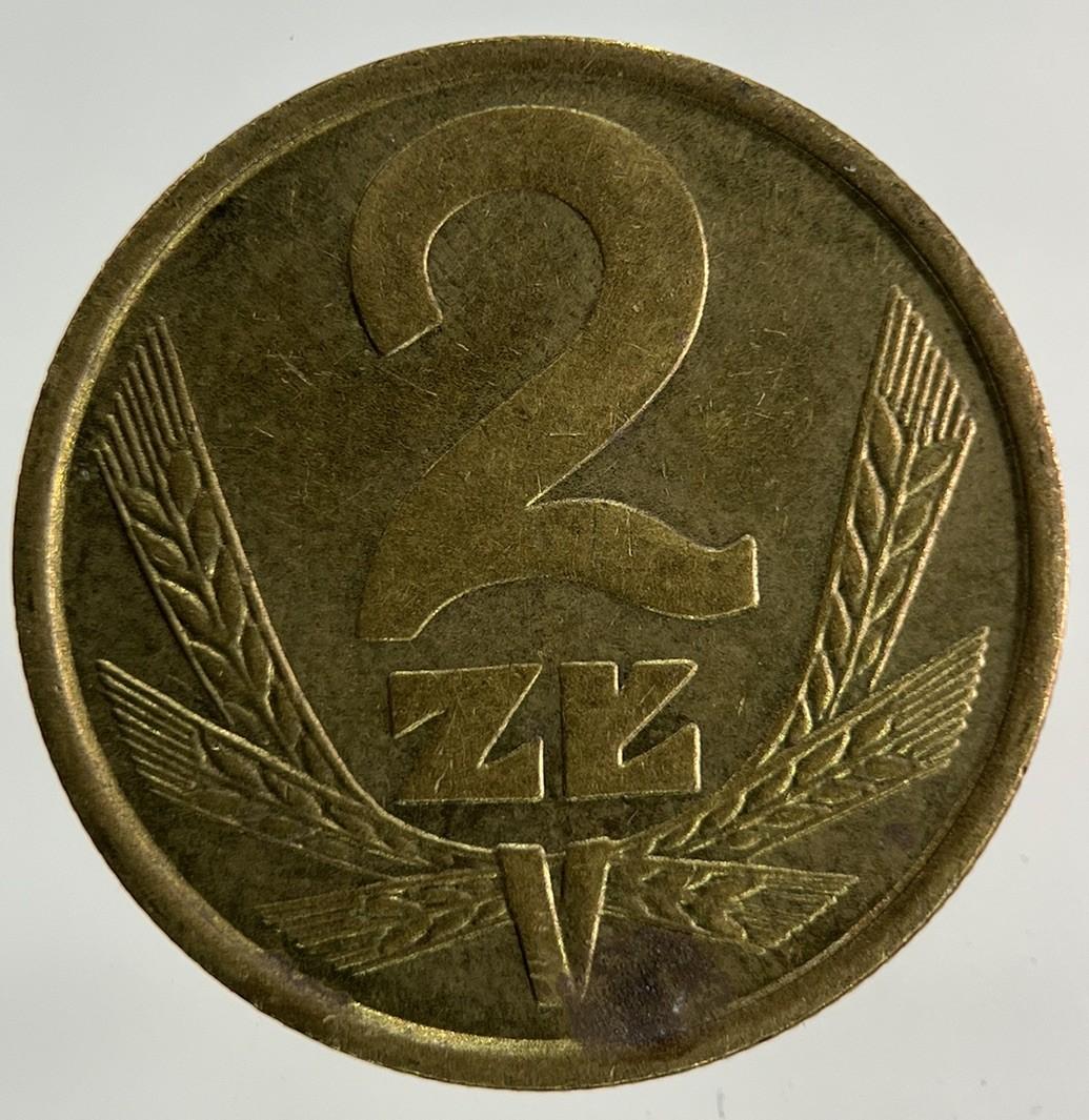 1984 Poland 2 Zloty Zlotych Coin | Fine Collectable Grade