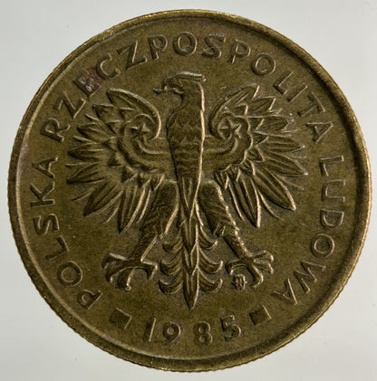 1985 Poland 2 Zloty Zlotych Coin | Fine Collectable Grade