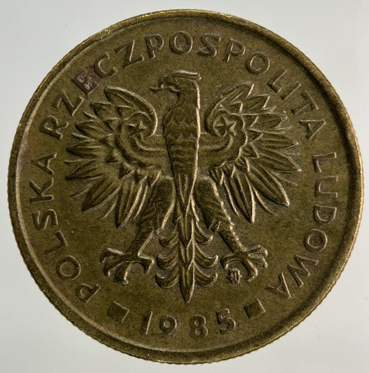 1985 Poland 2 Zloty Zlotych Coin | Fine Collectable Grade