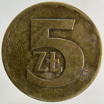 1976 Poland 5 Zloty Zlotych Coin | Fine Collectable Grade