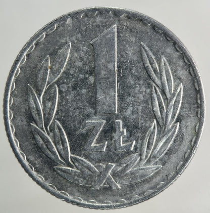 1974 Poland 1 Zloty Zlotych Coin | Fine Collectable Grade