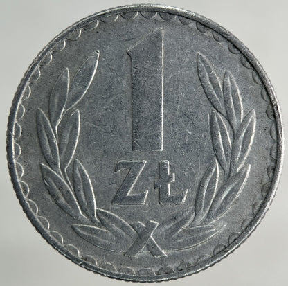 1978 Poland 1 Zloty Zlotych Coin | Fine Collectable Grade