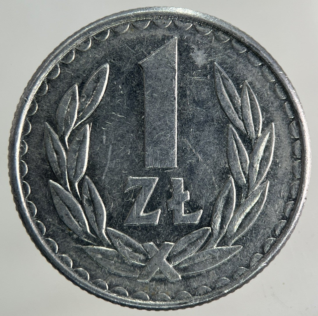 1986 Poland 1 Zloty Zlotych Coin | Fine Collectable Grade