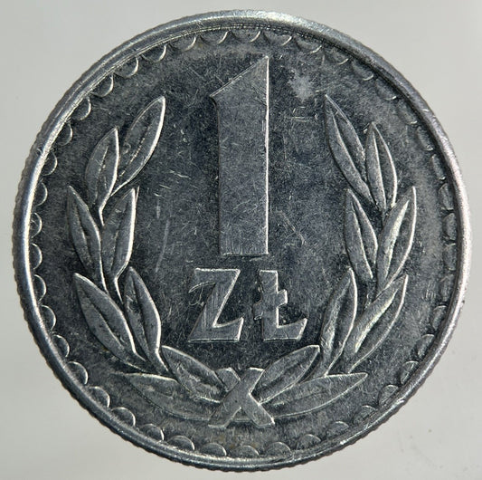 1986 Poland 1 Zloty Zlotych Coin | Fine Collectable Grade