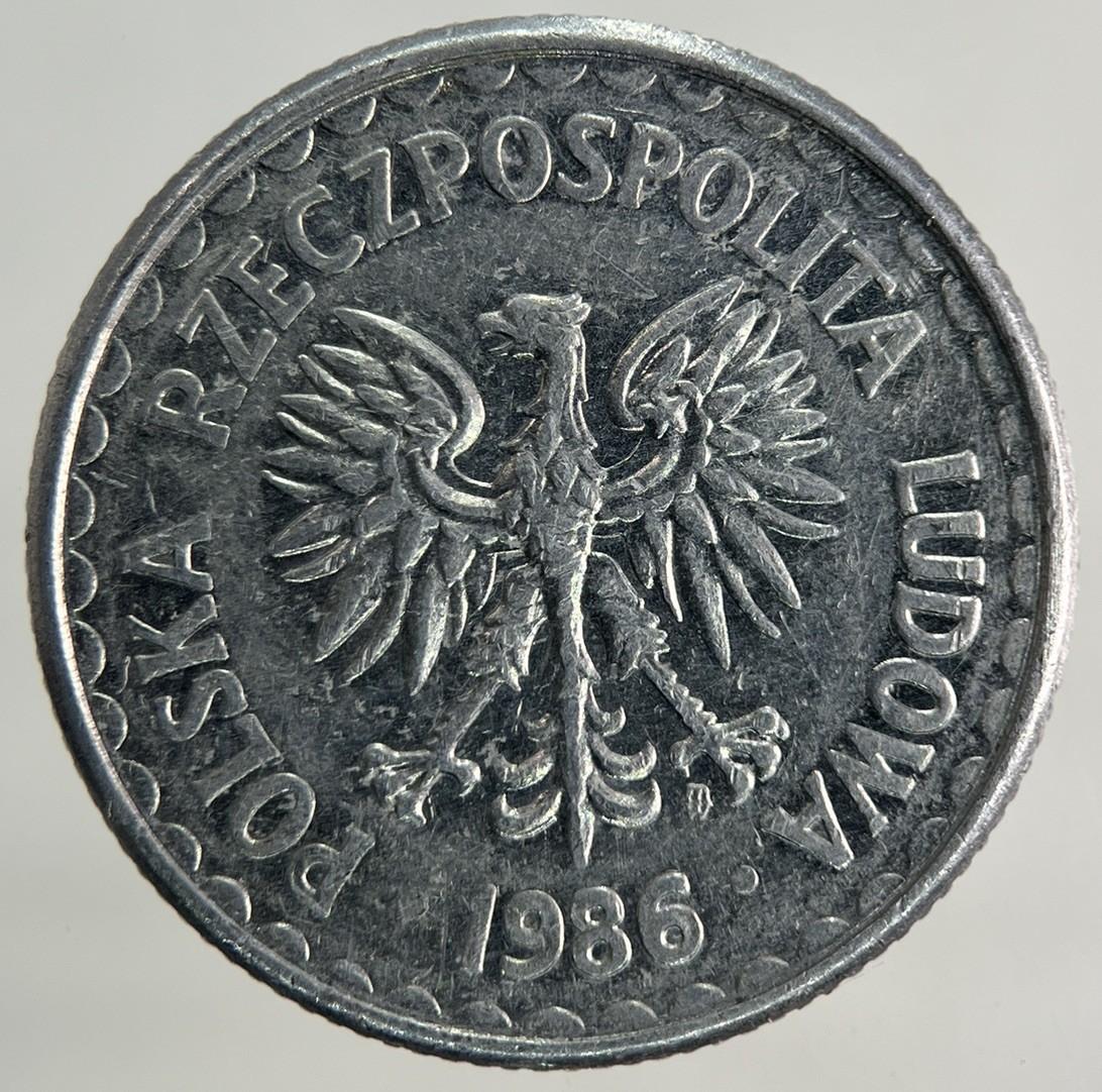 1986 Poland 1 Zloty Zlotych Coin | Fine Collectable Grade