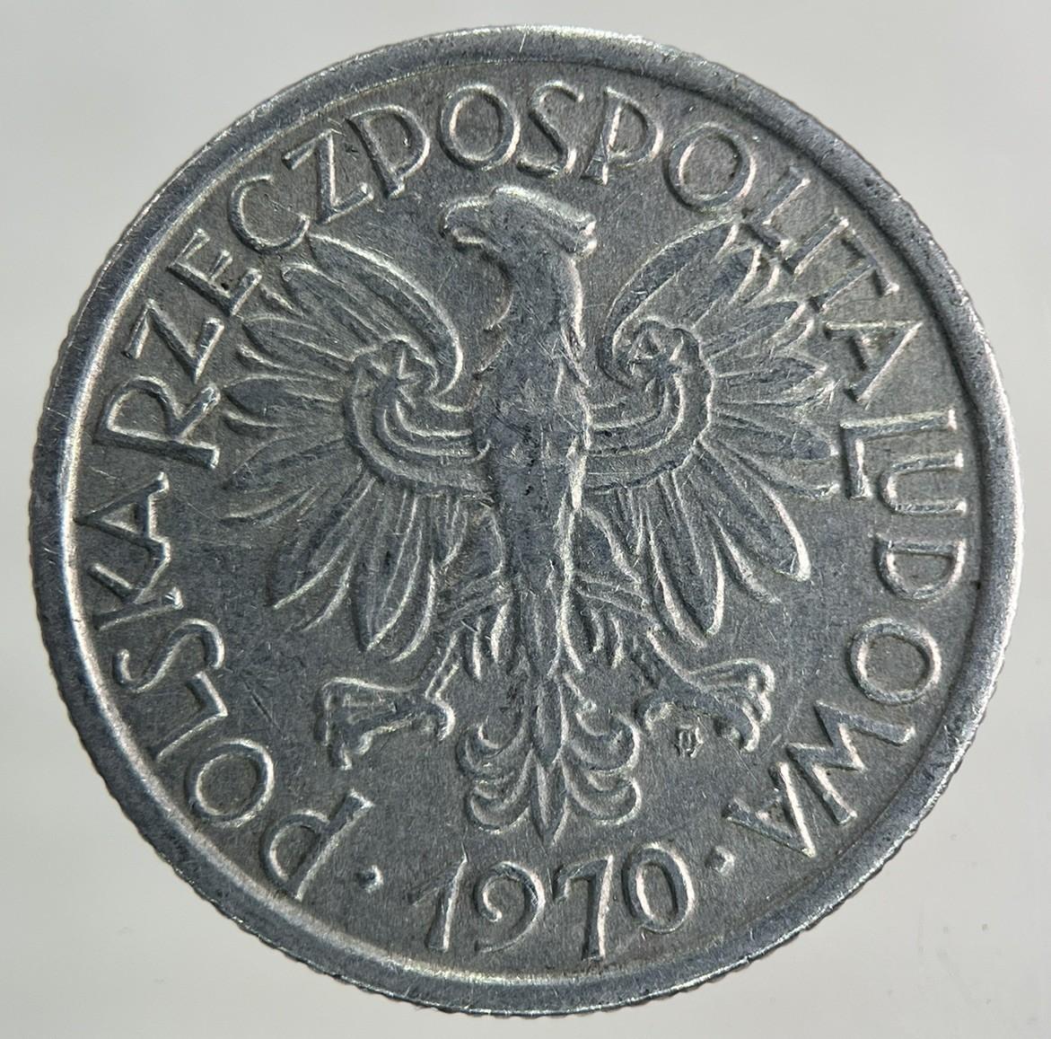 1970 Poland 2 Zlote Zloty Zlotych Coin | Fine Collectable Grade