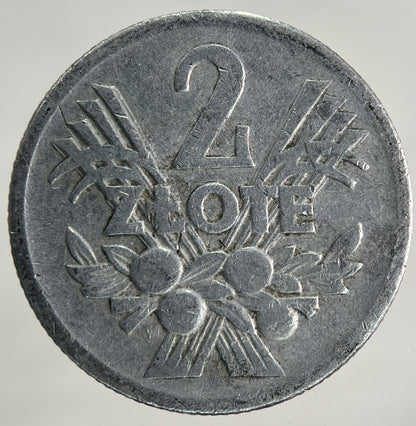 1958 Poland 2 Zlote Zloty Zlotych Coin | Collectable Grade