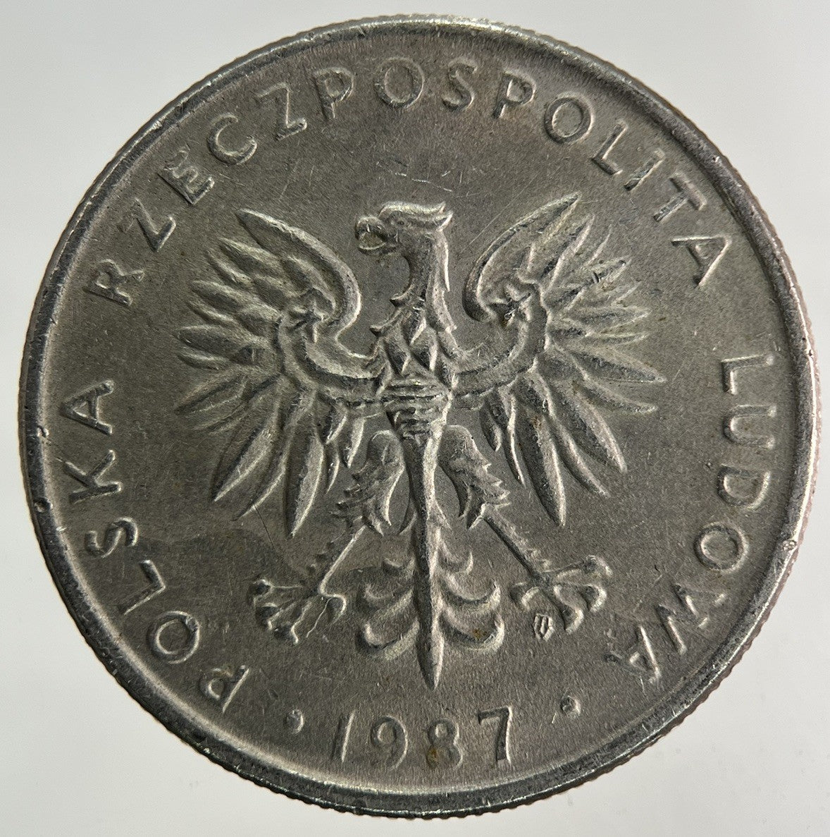 1987 Poland 20 Zlote Zloty Zlotych Coin | Fine Collectable Grade
