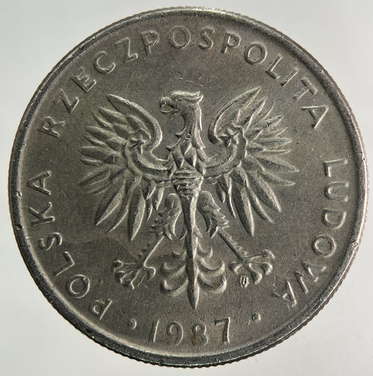 1987 Poland 20 Zlote Zloty Zlotych Coin | Fine Collectable Grade
