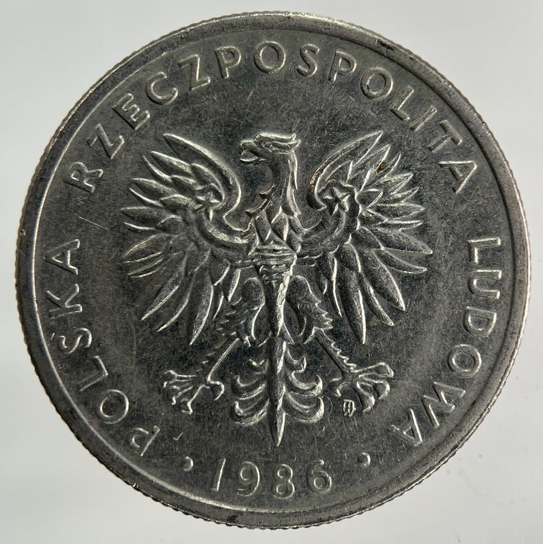 1986 Poland 20 Zlote Zloty Zlotych Coin | Fine Collectable Grade