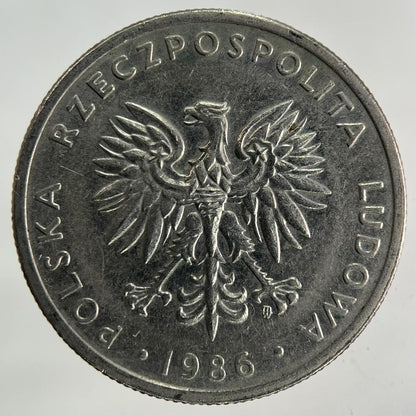 1986 Poland 20 Zlote Zloty Zlotych Coin | Fine Collectable Grade