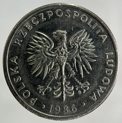 1986 Poland 20 Zlote Zloty Zlotych Coin | Fine Collectable Grade