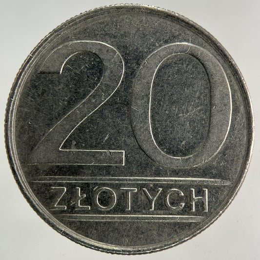 1985 Poland 20 Zlote Zloty Zlotych Coin | Fine Collectable Grade
