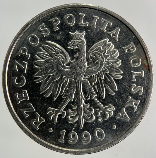 1990 Poland 100 Zlote Zloty Zlotych Coin | Fine Collectable Grade