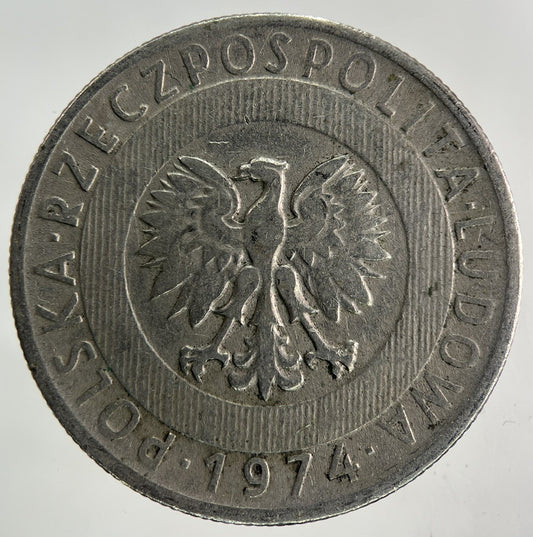 1974 Poland 20 Zlote Zloty Zlotych Coin | Fine Collectable Grade