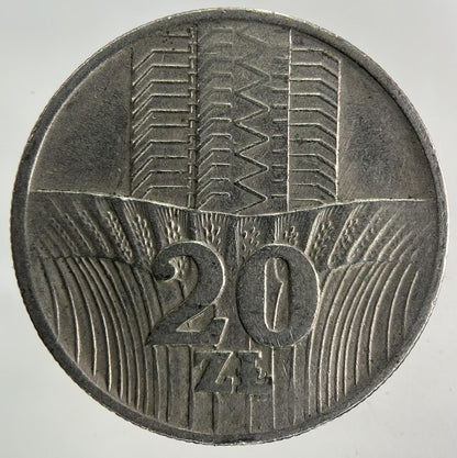 1974 Poland 20 Zlote Zloty Zlotych Coin | Fine Collectable Grade