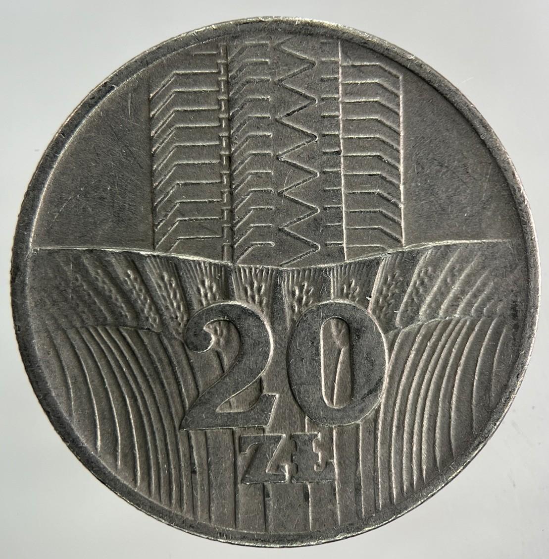 1973 Poland 20 Zlote Zloty Zlotych Coin | Fine Collectable Grade