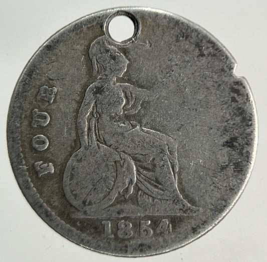 1854 Victoria Four-Pence Groat Silver Coin | Collectable Grade