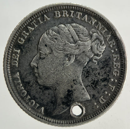 1886 Victoria Sixpence Silver Coin | Very High Grade