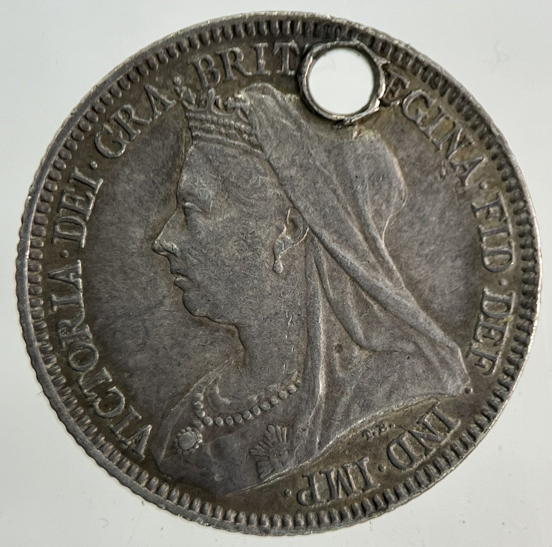 1893 Victoria Sixpence Silver Coin | Very High Grade