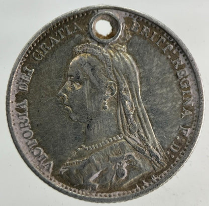 1887 Victoria Sixpence Silver Coin | Fine Collectable Grade