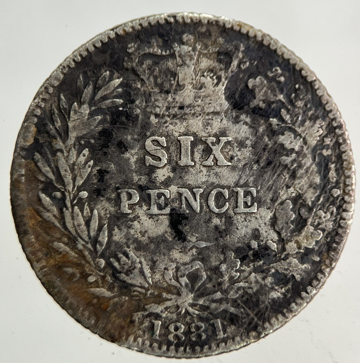 1881 Victoria Sixpence Silver Coin | Collectable Grade