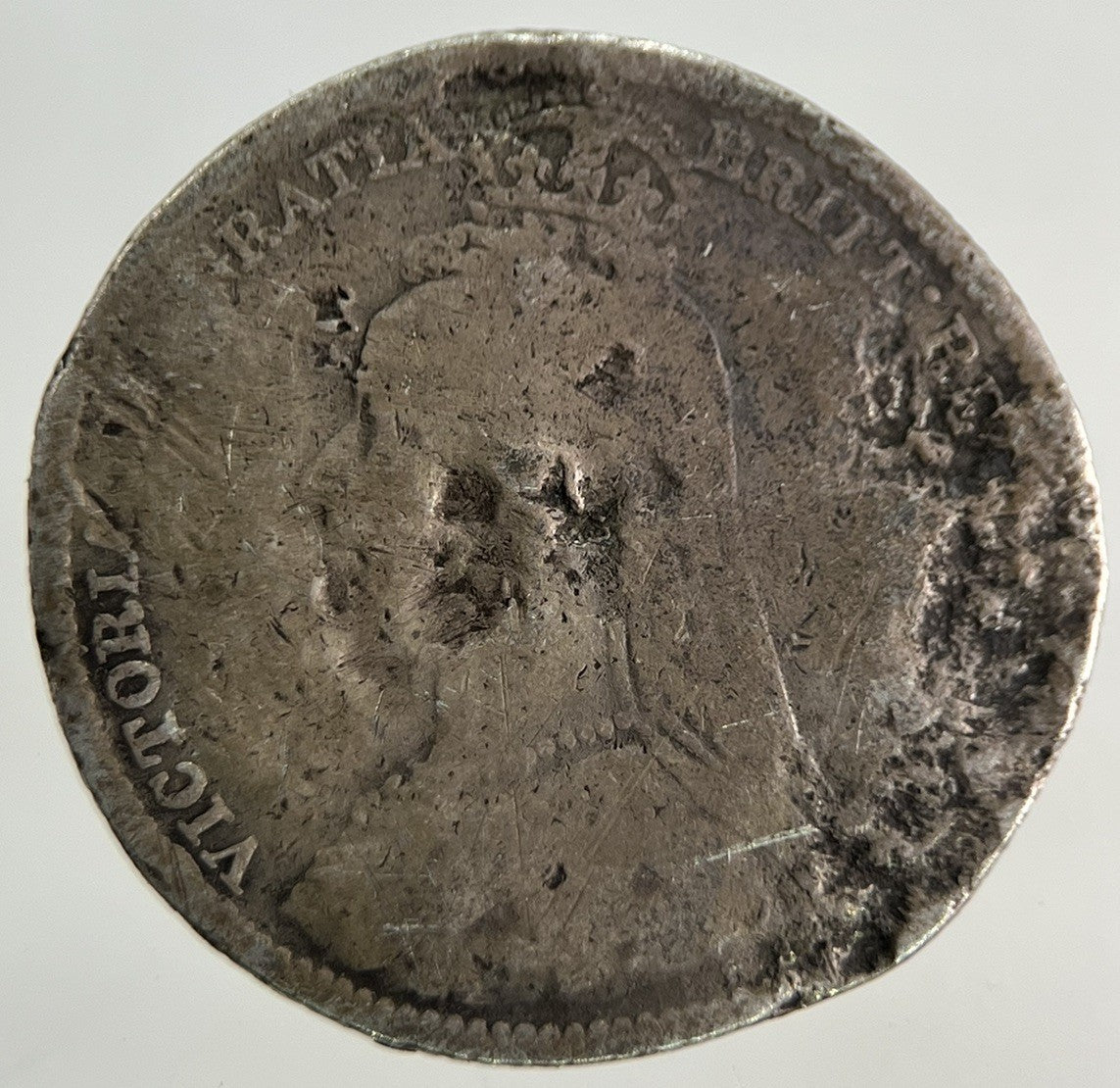 1890 Victoria Sixpence Silver Coin | Fair Grade