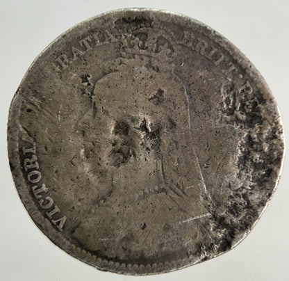 1890 Victoria Sixpence Silver Coin | Fair Grade