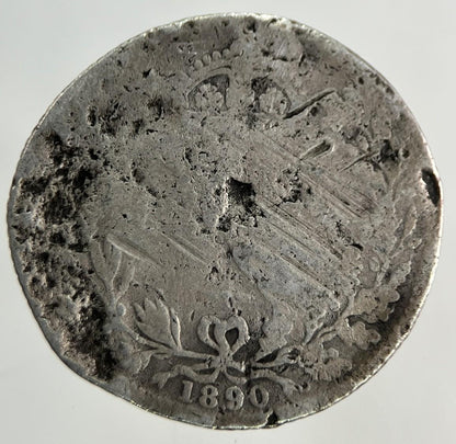1890 Victoria Sixpence Silver Coin | Fair Grade