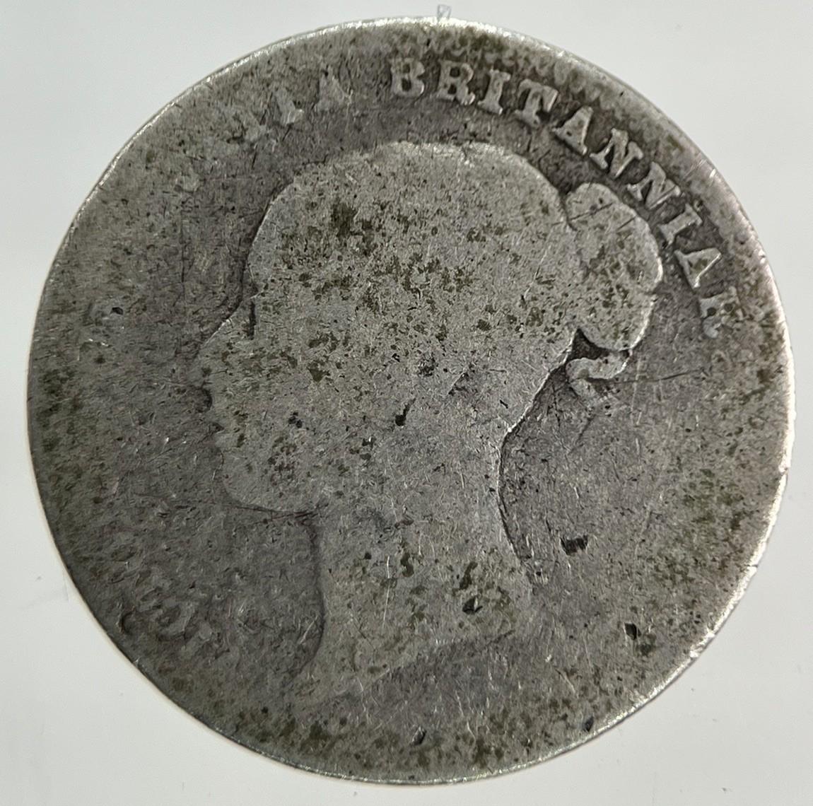 British Victoria Sixpence Silver Coin | Fair Grade