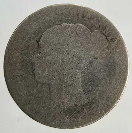 British Victoria Sixpence Silver Coin | Fair Grade