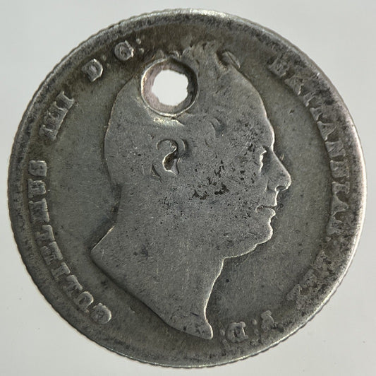 1834 William IV Sixpence Silver Coin | Collectable Grade
