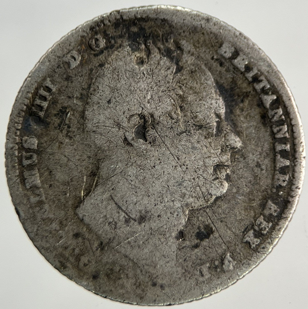 1834 William IV Sixpence Silver Coin | Collectable Grade
