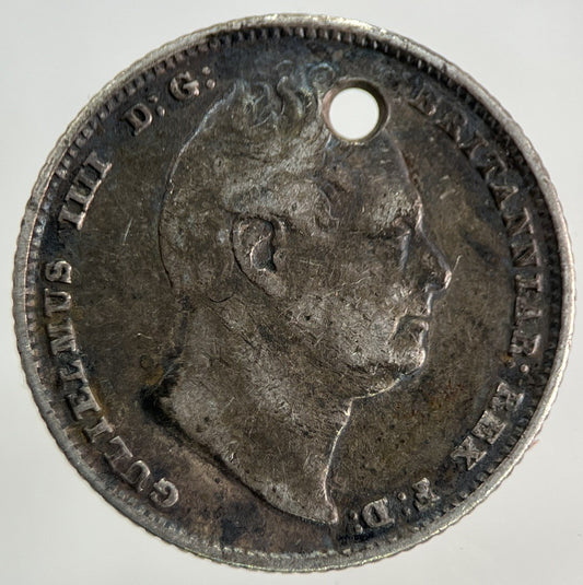1834 William IV Sixpence Silver Coin | Fine Collectable Grade