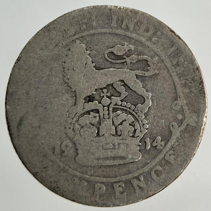 1914 George V Sixpence Silver Coin | Collectable Grade