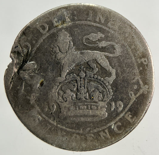 1919 George V Sixpence Silver Coin | Collectable Grade