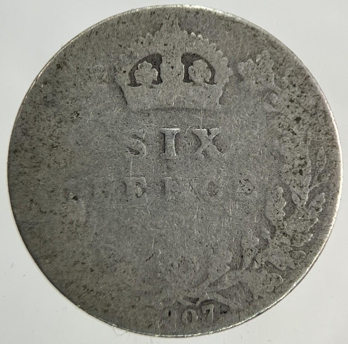 1907 Edward VII Sixpence Silver Coin | Collectable Grade