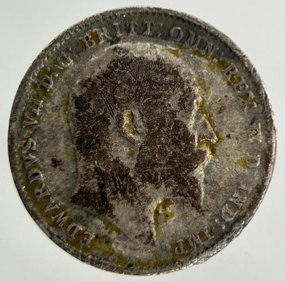 1910 Edward VII Threepence Silver Coin | Fine Collectable Grade