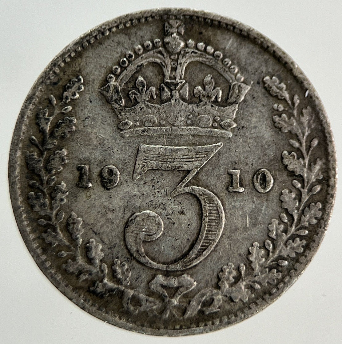 1910 Edward VII Threepence Silver Coin | Fine Collectable Grade