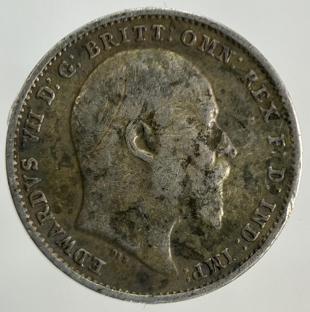 1909 Edward VII Threepence Silver Coin | Fine Collectable Grade