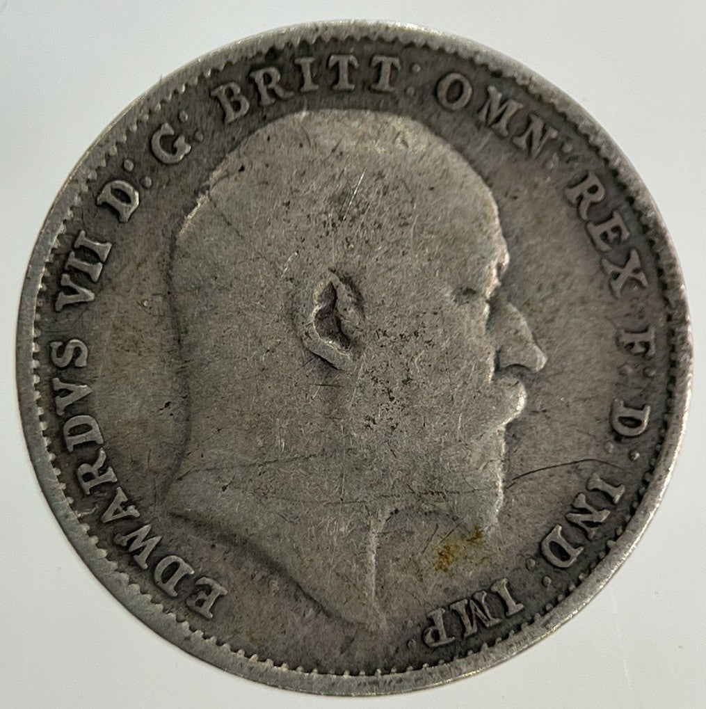 1908 Edward VII Threepence Silver Coin | Collectable Grade