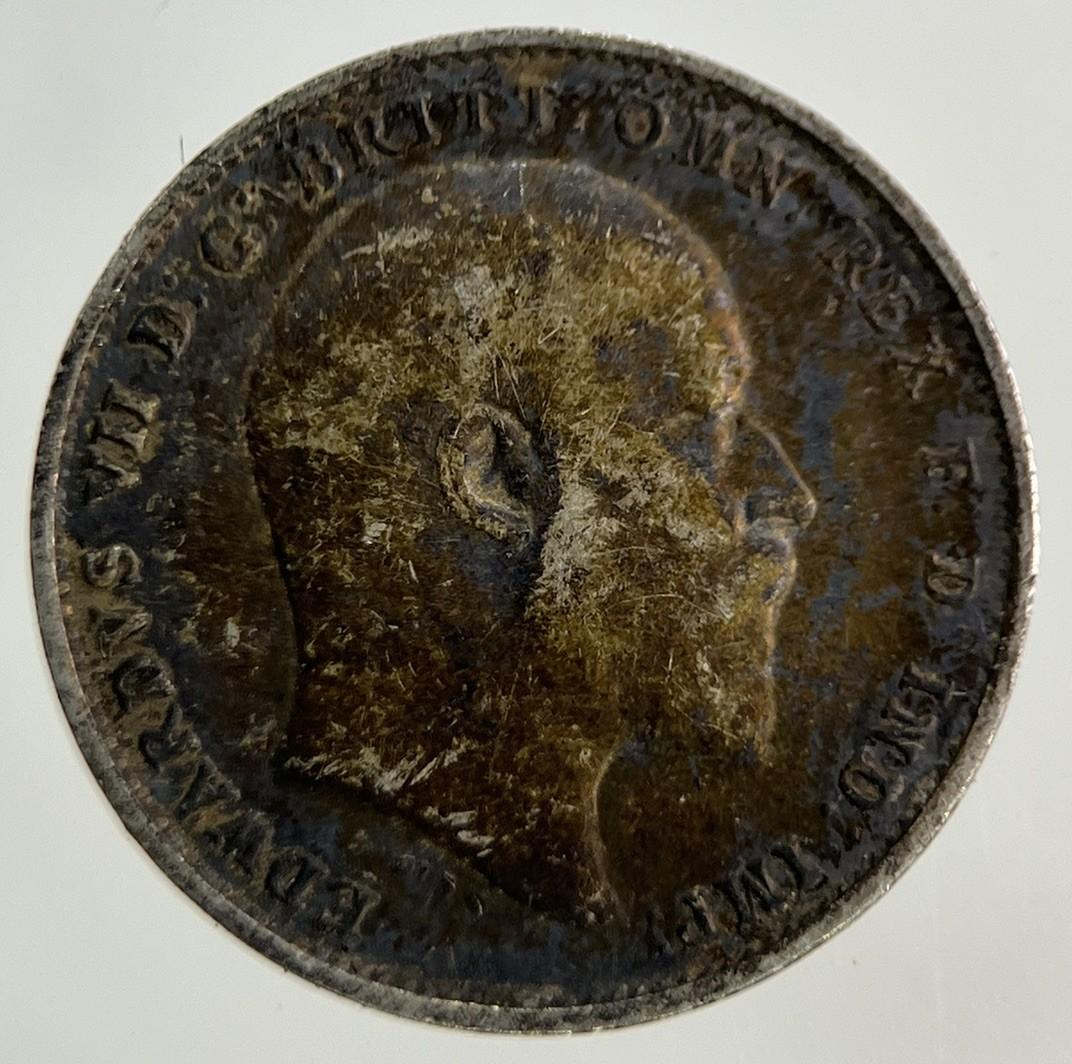 1910 Edward VII Threepence Silver Coin | Very High Grade