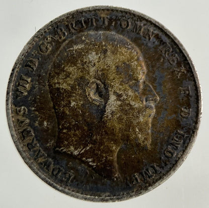 1910 Edward VII Threepence Silver Coin | Very High Grade