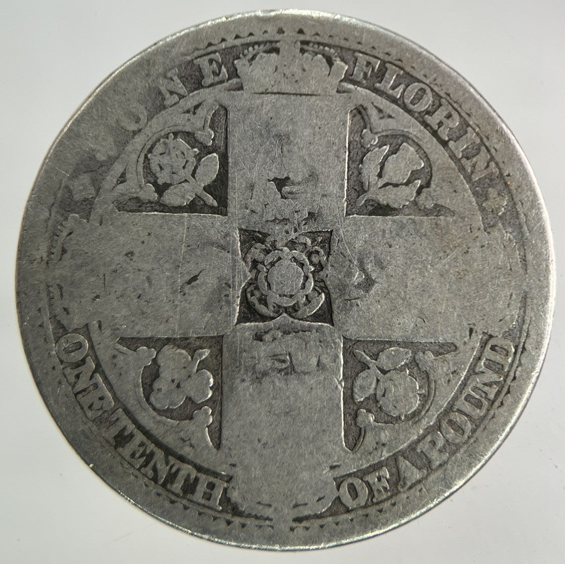 1849 Victoria Gothic Florin Silver Coin | Collectable Grade