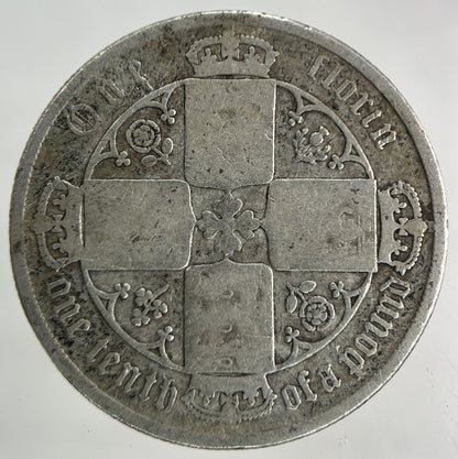 British Victoria Gothic Florin Silver Coin | Collectable Grade