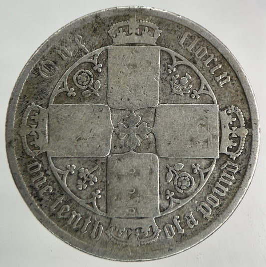 British Victoria Gothic Florin Silver Coin | Collectable Grade