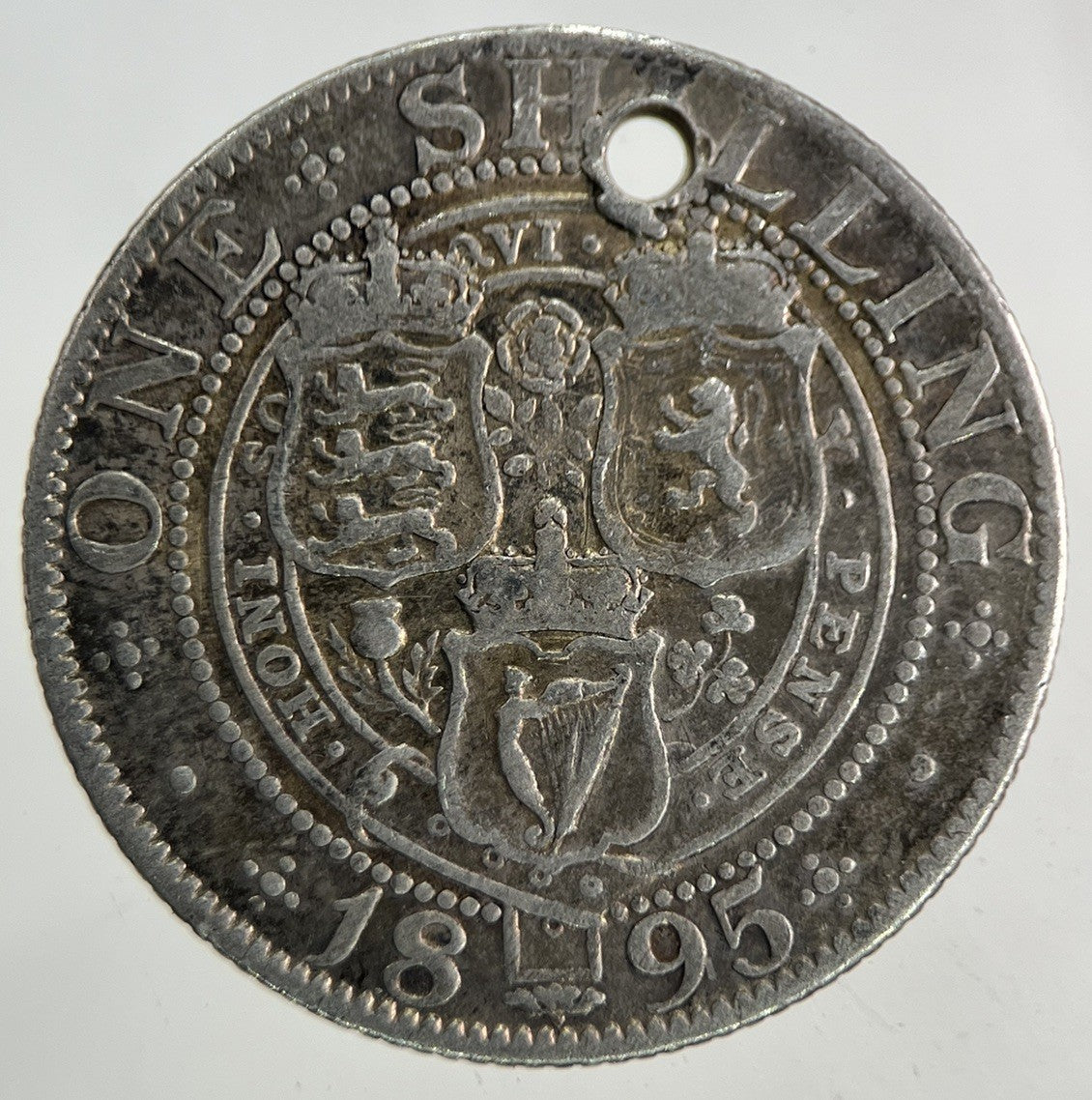 1895 Victoria Shilling Silver Coin | Fine Collectable Grade