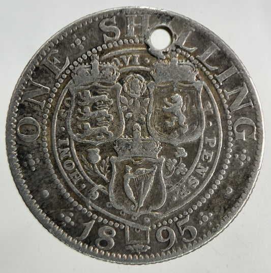 1895 Victoria Shilling Silver Coin | Fine Collectable Grade
