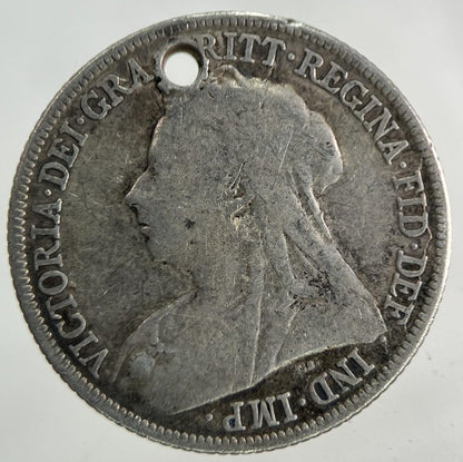 1895 Victoria Shilling Silver Coin | Fine Collectable Grade